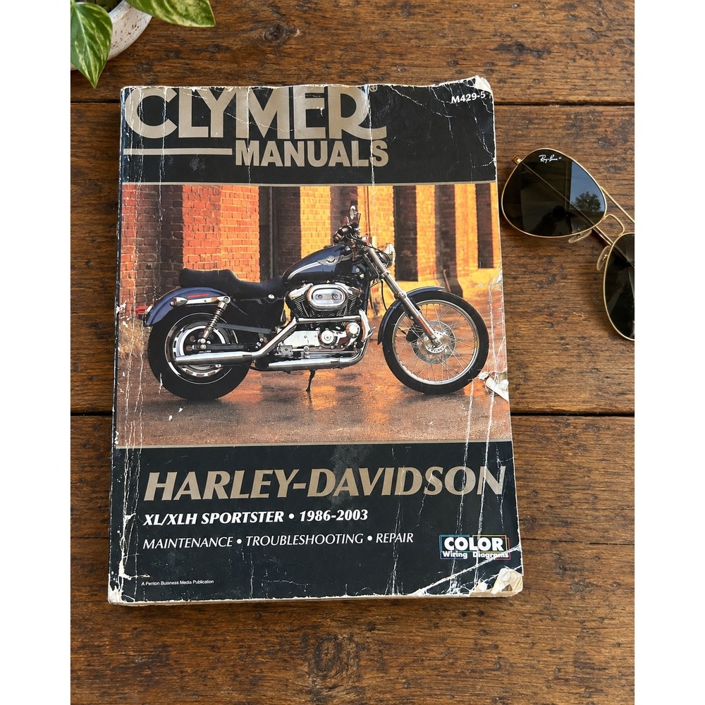 Clymer Harley-Davidson XL XLH Sportster 1986-2003 Repair Service Manual M429-5